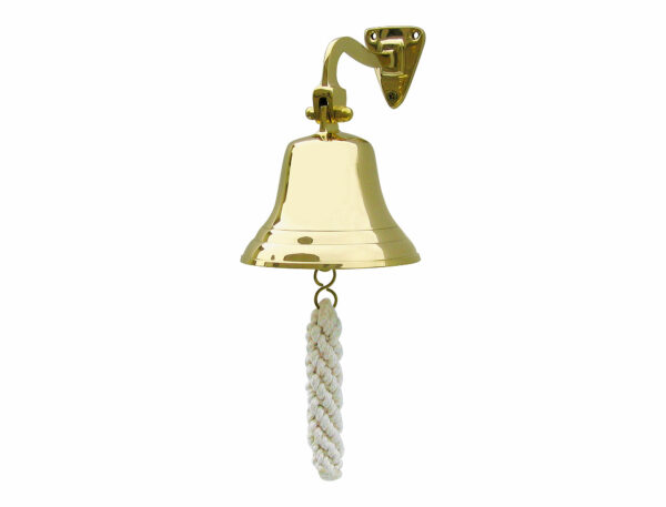 Wandglocke Messing - Poliert - 10cm Ø