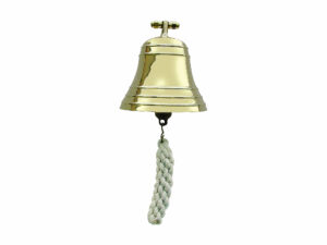 Wandglocke Messing - Poliert - 12,5 cm Ø