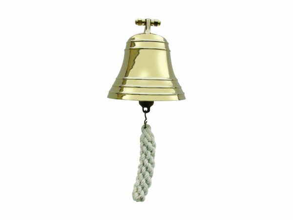 Wandglocke Messing - Poliert - 12,5 cm Ø