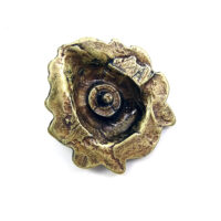 Löwenkopf - Niete - Zierniete - Metall - Altgold – Bild 2