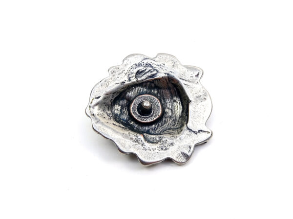 Löwenkopf - Niete - Zierniete - Metall - Altsilber – Bild 2