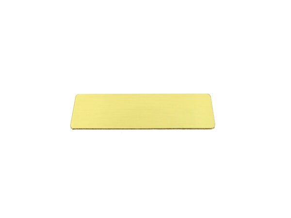 Messingschild 50x15mm - Gravur - Selbstklebend – Bild 2