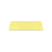 Messingschild 70x25mm - Gravur - Gelocht mit Schrauben – Bild 3