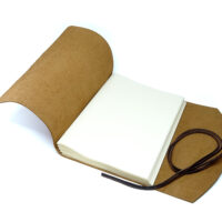 Leder Gästebuch Box OX Caramel A4 – Bild 6