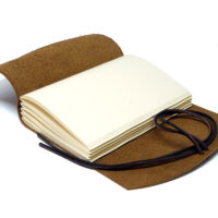Leder Gästebuch Box OX Caramel A5 – Bild 2