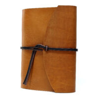 Leder Gästebuch Box OX Caramel A5 – Bild 7