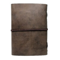 Leder Gästebuch Box OX Cocoa A4 – Bild 3