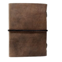 Leder Gästebuch Box OX Cocoa A5 – Bild 2
