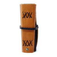 Leder Gästebuch Box OX Caramel A6 – Bild 2