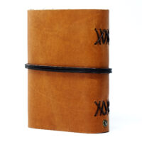Leder Gästebuch Box OX Caramel A6 – Bild 5