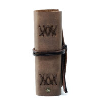 Leder Gästebuch Box OX Cocoa A6 – Bild 7