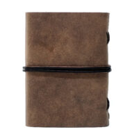 Leder Gästebuch Box OX Cocoa A6 – Bild 2