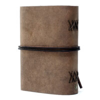 Leder Gästebuch Box OX Cocoa A6 – Bild 4