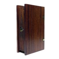 Maritimer Buchtresor aus Holz mit Messingbeschlägen – Bild 6