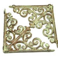 Vintage Regalhalter Set Shabby Chic - 24x24 cm - Regalstützen - Regalträger – Bild 5