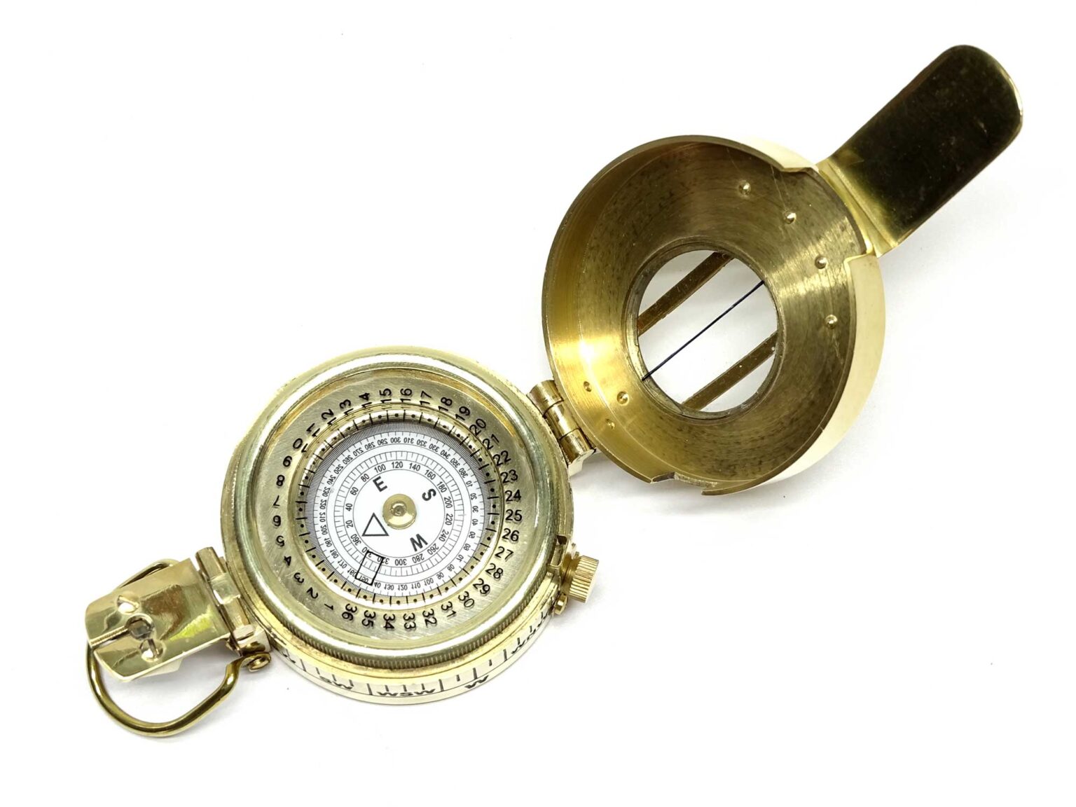 Vintage Nautik-Kompass Aus Messing – Rustikales Deko-Objekt & Tolles Geschenk
