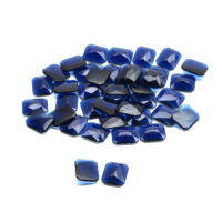 Schmuckstein - Cabochon Achteck facettiert - 13,5 x16 mm - Blau - Saphirfarben – Bild 3