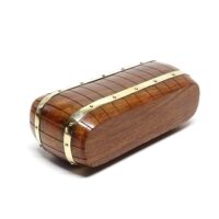 Maritime Stiftebox Zettelbox Holz und Messing - Personalisierbar – Bild 8