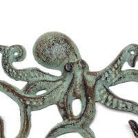Hakenleiste Krake Oktopus Gusseisen Shabby Chic Antik Style – Bild 4