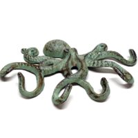 Hakenleiste Krake Oktopus Gusseisen Shabby Chic Antik Style – Bild 7
