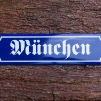 Emaille Schild - München - Historisch - Strassenschild – Bild 3