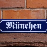 Emaille Schild - München - Historisch - Strassenschild – Bild 2