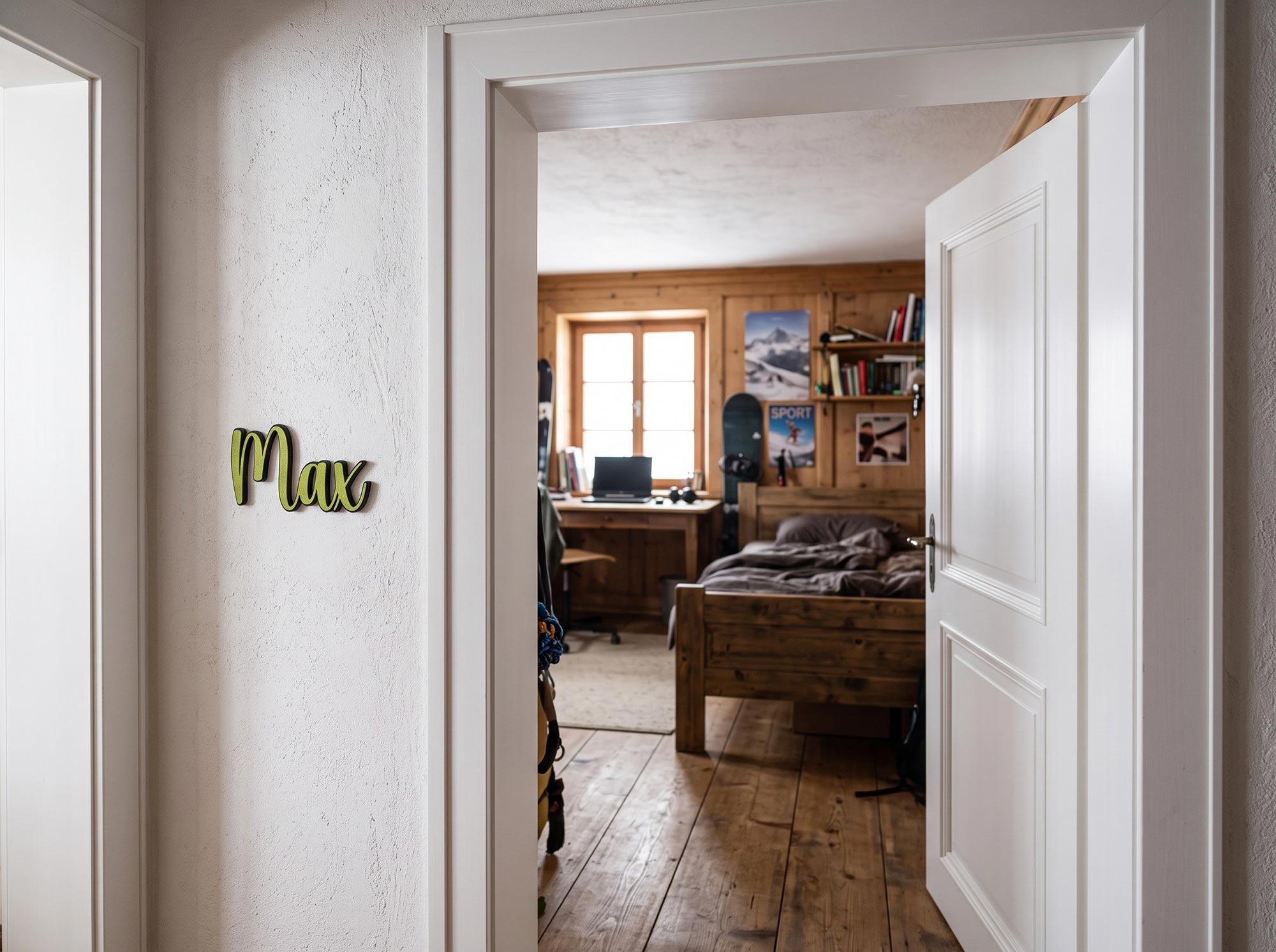 Personalisiertes 3D-Namensschild - Kontur – Wand- oder Türsschild mit Ihrem Namen - Größe M – Bild 5